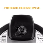 Megachef 6 Qt. Stainless Steel Digital Electric Pressure Cooker with 14 Programmable Settings thumbnail 6