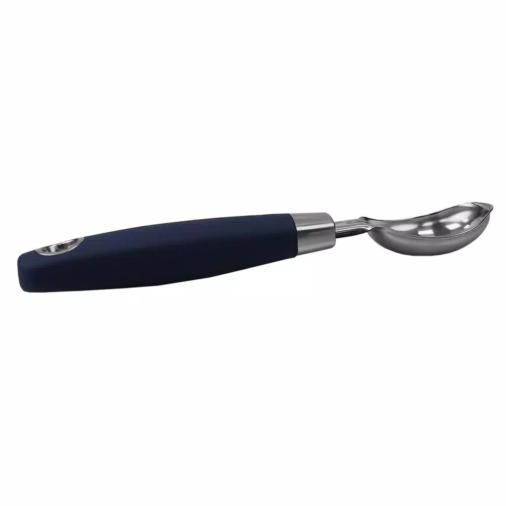 Unbranded Indigo Meridian Stainless Steel Ice Cream Scoop with Soft Grip Handle