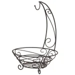Home Basics Bronze Fruit Basket with Banana Tree Stand, Elegant Scroll Design Steel Fruit Bowl thumbnail 2
