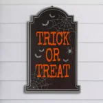 Glitzhome 29 in. Halloween Wooden Tombstone Yard Stake, Hanging, or Standing Decor thumbnail 4