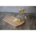 Picnic Time Billboard Rubberwood Serving Tray with Removable Tempered Glass Top thumbnail 7