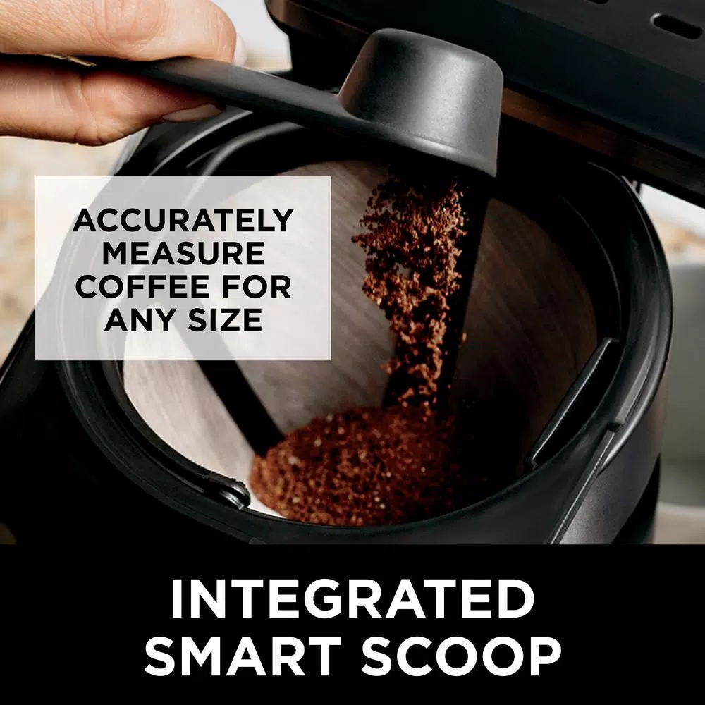 Ninja Specialty Coffee Maker with Fold-Away Frother, Drip Coffee Machine, Black