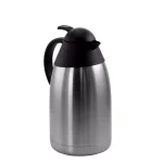 MegaChef 67.6 fl. oz. Stainless Steel Thermal Beverage Carafe with Black Lid thumbnail 1