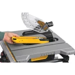 DEWALT 15 Amp 8-1/4 in. Compact Corded Jobsite Table Saw with Heavy-Duty Rolling Stand thumbnail 7