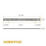 POWERTEC USA 13 in. HSS Planer Blades for DeWalt DW735 (Set of 3) thumbnail 3
