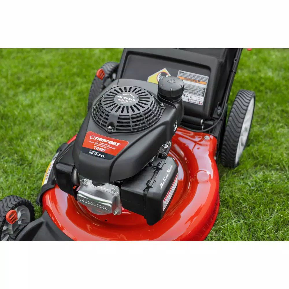 Troy-Bilt 21 in. Gas Push Mower with 160cc Honda Engine and TriAction Cutting System