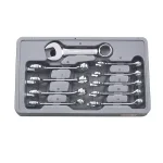 GearWrench 10-Piece Metric Stubby Combination Wrench Set, Non-Ratcheting thumbnail 1