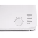 Elite Cuisine 4-Slice White Long Slot Toaster with Cool-Touch Exterior thumbnail 5