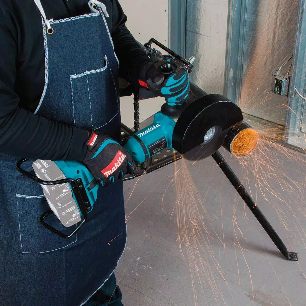 Makita 18V X2 LXT Brushless 7 in. Cordless Angle Grinder with AWS & Electric Brake