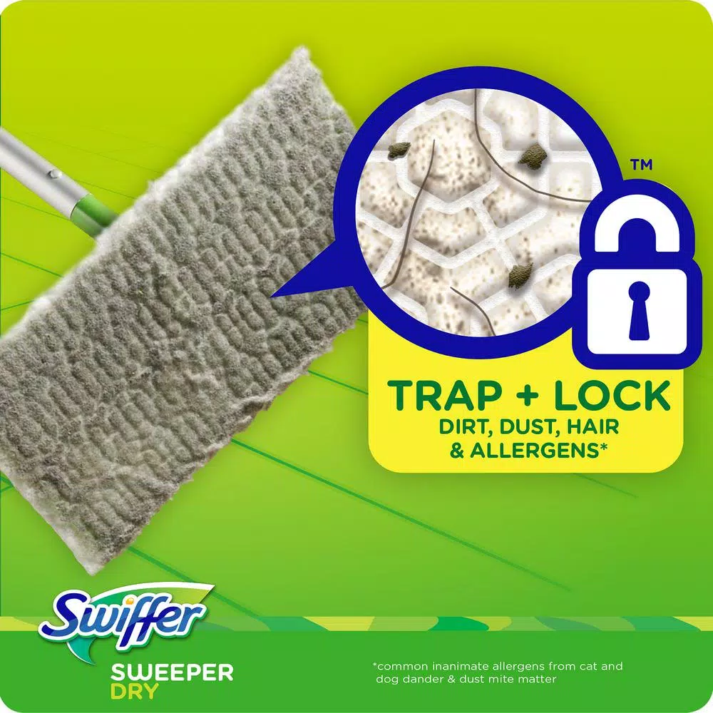 Swiffer Sweeper Dry Cloth Refills with Gain Original Scent, 37-Count, 4-Pack