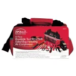Apollo 53-Piece Roadside Emergency Tool Kit with Mini Air Compressor and Booster Cables thumbnail 2