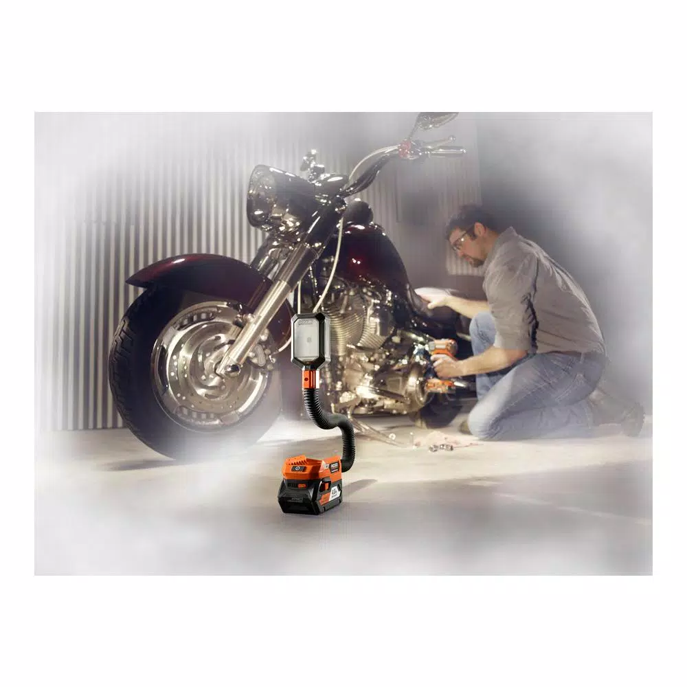 RIDGID GEN5X 18V Flexible Dual-Mode LED Cordless Work Light, 170 Lumens