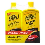 Formula 1 Wash Plus Wax Kit with Carnauba Wash and Wax & Liquid Wax thumbnail 1