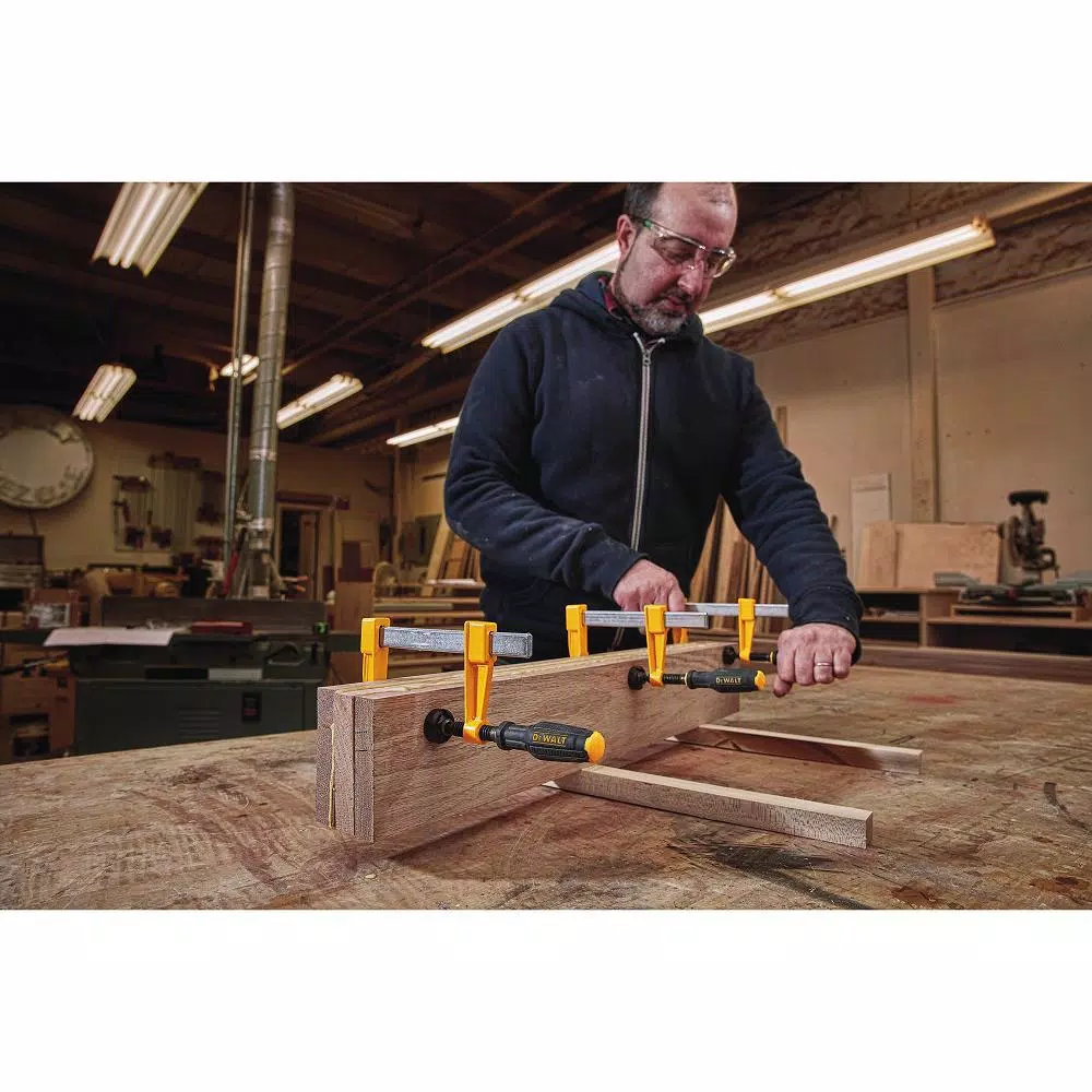 DEWALT DWHT83849 4 in. Bar Clamp with 330 lb. Clamping Force and 2 in. Throat Depth