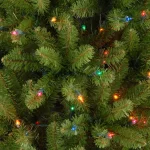 National Tree Company 6.5 ft. Kingswood Fir Pencil Artificial Christmas Tree with 250 Multicolor Lights thumbnail 3