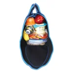 FLATBOX Plus Black and Blue Neoprene Lunch Bag and Unzipping Placemat thumbnail 3