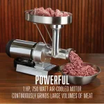 Weston Butcher Series #22 1 HP Electric Meat Grinder with Sausage Stuffing Kit thumbnail 5