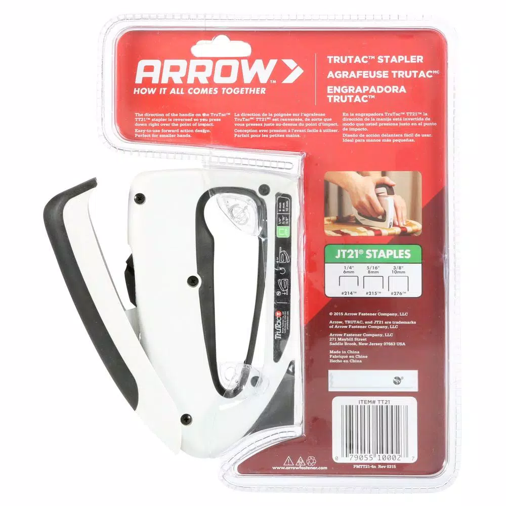 Arrow TT21 TruTac Light Duty Forward Action Stapler