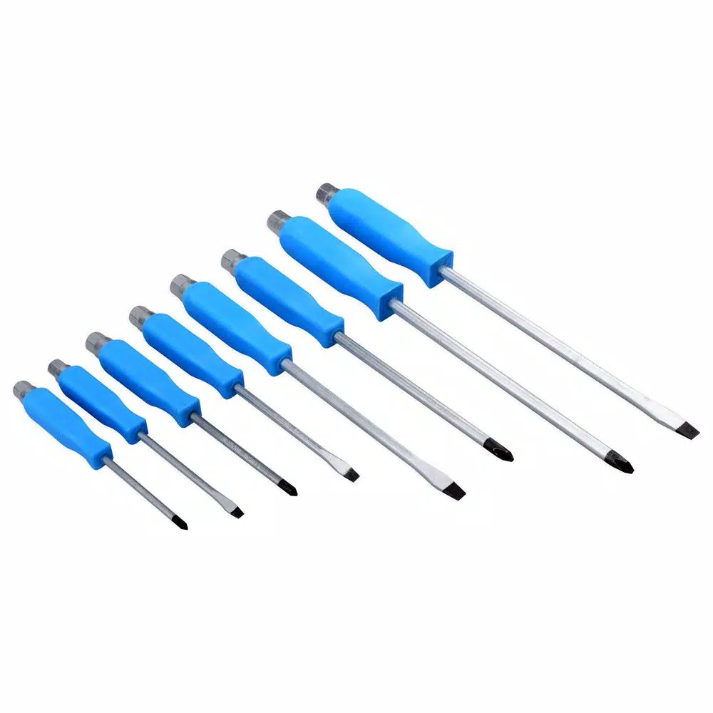SPEEDWAY 8-Piece Hammer Head Screwdriver Set with Magnetic Tips