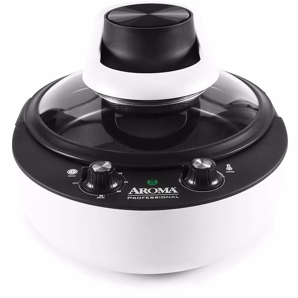 Aroma 4.7 Qt. Black Electric Air Fryer Multi-Cooker