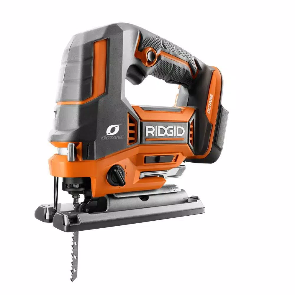 RIDGID 18V OCTANE Brushless 2-Tool Combo Kit: Jig Saw & 3 in. x 18 in. Belt Sander (Tools Only)