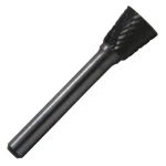Drill America 3/8 in. x 3/8 in. Inverted Cone Solid Carbide Burr Rotary File Bit, 1/4 in. Shank thumbnail 1