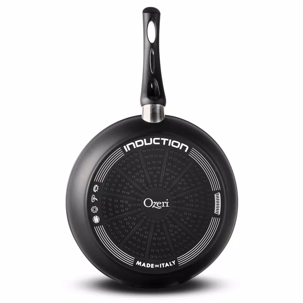 Ozeri Professional Series 9.5 in. Aluminum Ceramic Nonstick Frying Pan, Onyx