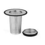 GEFU Universal Stainless Steel Tea Filter with Removable Lid thumbnail 2