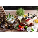 Abigails Abigail's Brown Chalet Reclaimed Wood Serving Tray, 28 in. Rectangle Cheese Board thumbnail 3