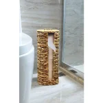 Vintiquewise Wicker Water Hyacinth Tall Toilet Paper Holder - Freestanding Storage for 4 Rolls thumbnail 2