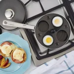 Farberware 8-Inch Nonstick Aluminum Egg Poacher with Lid and 4 Nylon Cups thumbnail 2