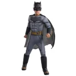 DC Comics Justice League Batman Deluxe Kids Halloween Costume - Large Boys thumbnail 1