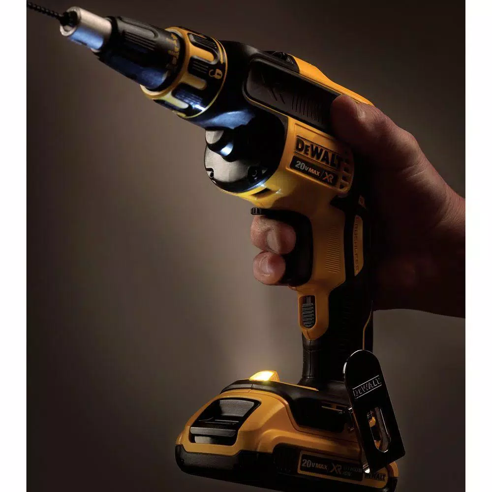 DEWALT 20V MAX XR Brushless Cordless Drywall Screw Gun Kit with (1) 5.0Ah Battery & Charger
