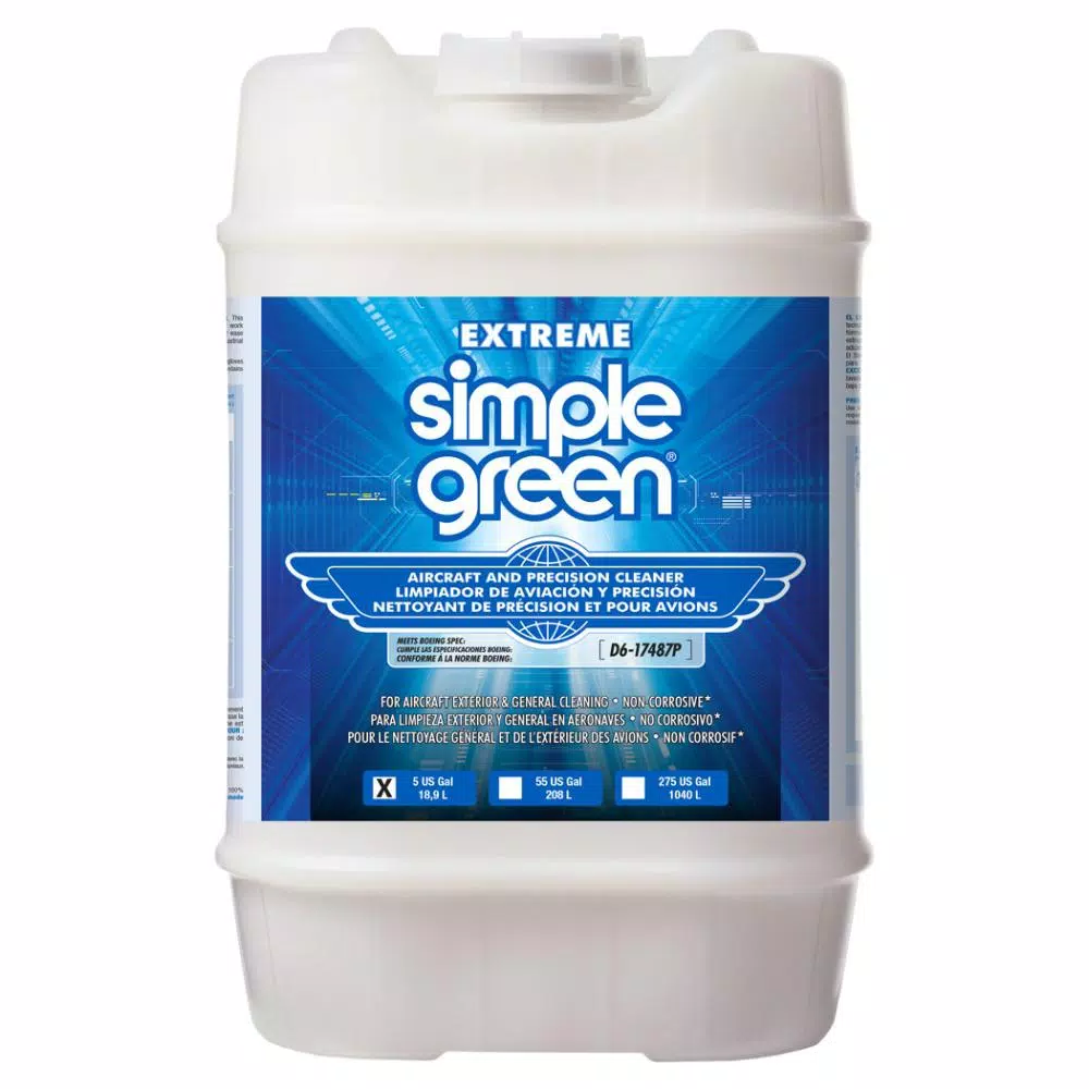 Simple Green Extreme Aircraft and Precision Cleaner, 5 Gal.