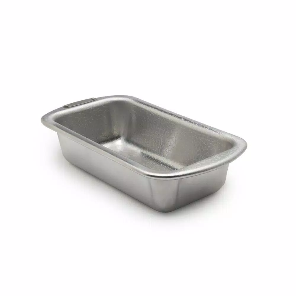 Doughmakers 8.5 x 4.5 in. Heavy Duty 16 Gauge Aluminum Loaf Pan with Patented Pebble Pattern