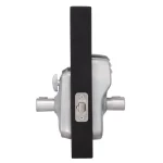 Schlage Elan Satin Chrome Electronic Keypad Door Lever with Plymouth Trim and Flex Lock thumbnail 3