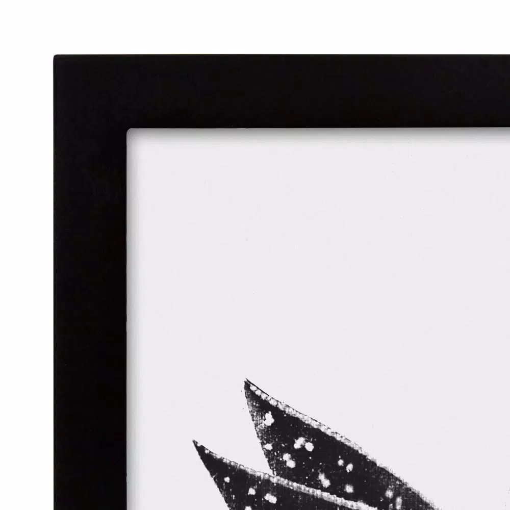 DesignOvation Gallery 11x17 Black Wood Picture Frame Set, Set of 4