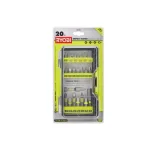 RYOBI 20-Piece Impact Rated Driving Bit Kit with Torsion Zone and Modular Case thumbnail 1