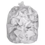Genuine Joe 33 Gallon High-Density Can Liners, Clear, 500 Count thumbnail 1