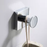 KRAUS Ventus Chrome Bathroom Robe and Towel Hook thumbnail 2