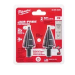 Milwaukee #9 Black Oxide Step Drill Bit Set, 7/8 in. and 1-1/8 in. (2-Pack) thumbnail 3