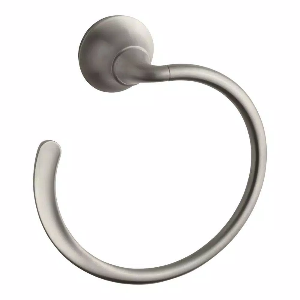KOHLER Forte Sculpted 3-Piece Bath Hardware Set, Brushed Nickel