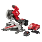 Milwaukee M18 FUEL 10 in. Dual Bevel Sliding Compound Miter Saw Kit with 8.0 Ah Battery thumbnail 1