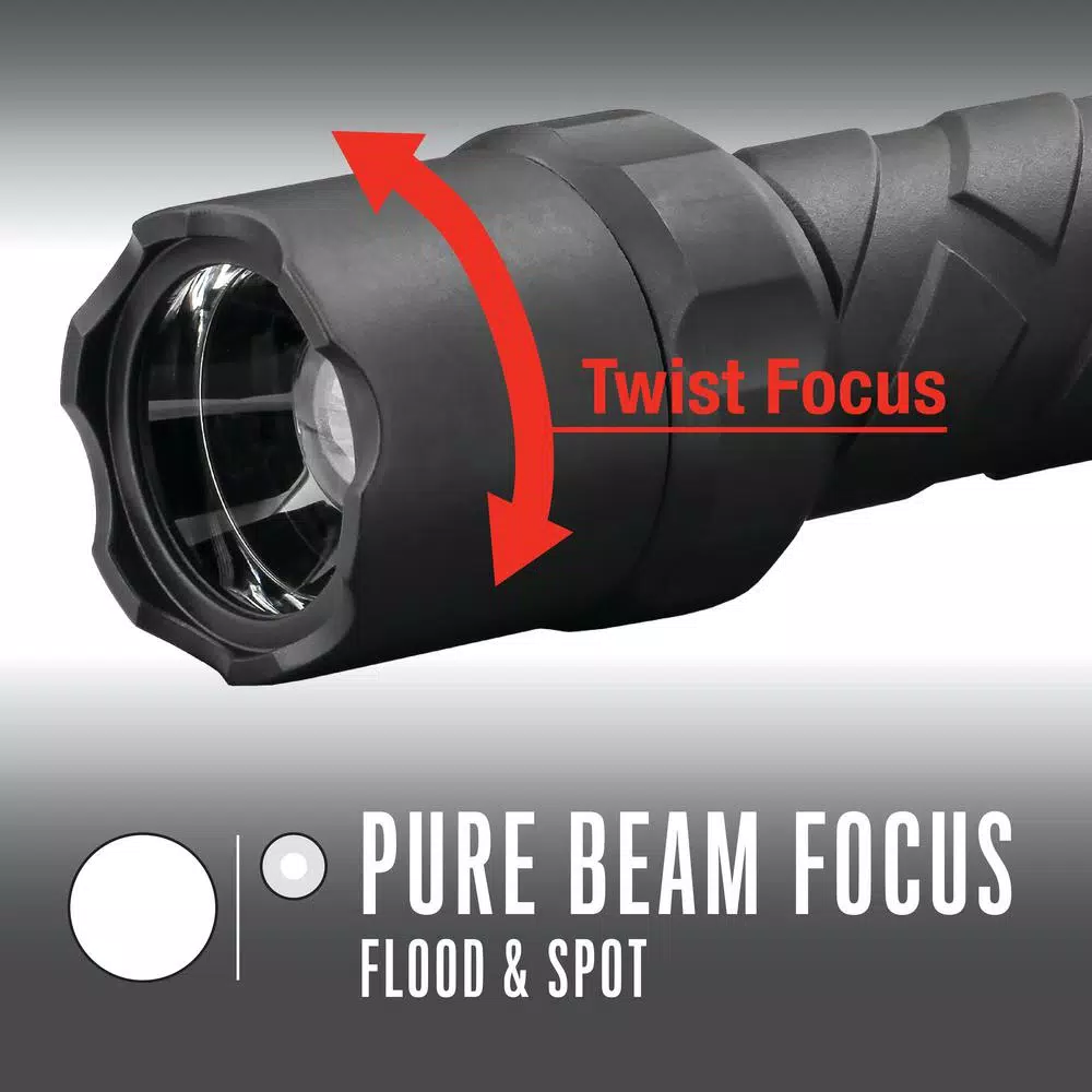 Coast Polysteel 600 Heavy Duty LED Flashlight, 710 Lumens, Waterproof & Crush Proof