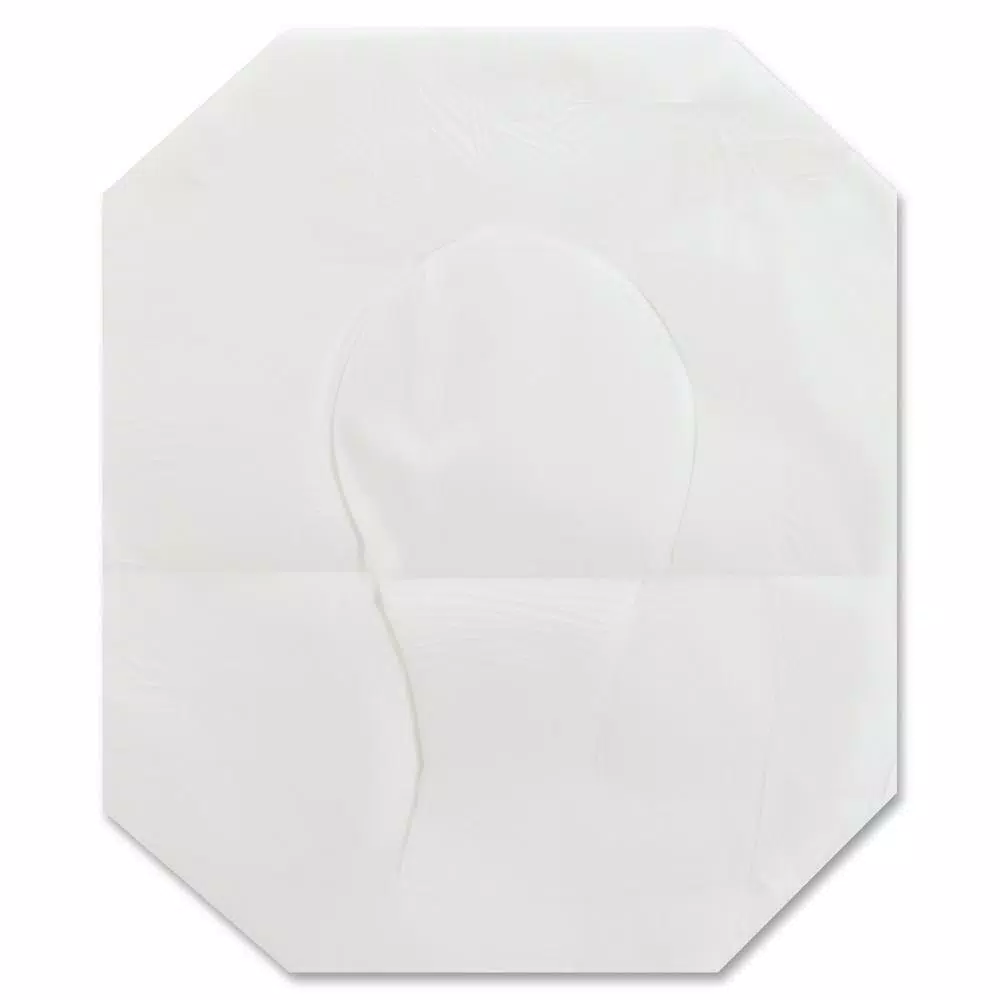 Genuine Joe White Half-Fold Toilet Seat Covers, 250 Sheets Per Pack, 20-Pack Case