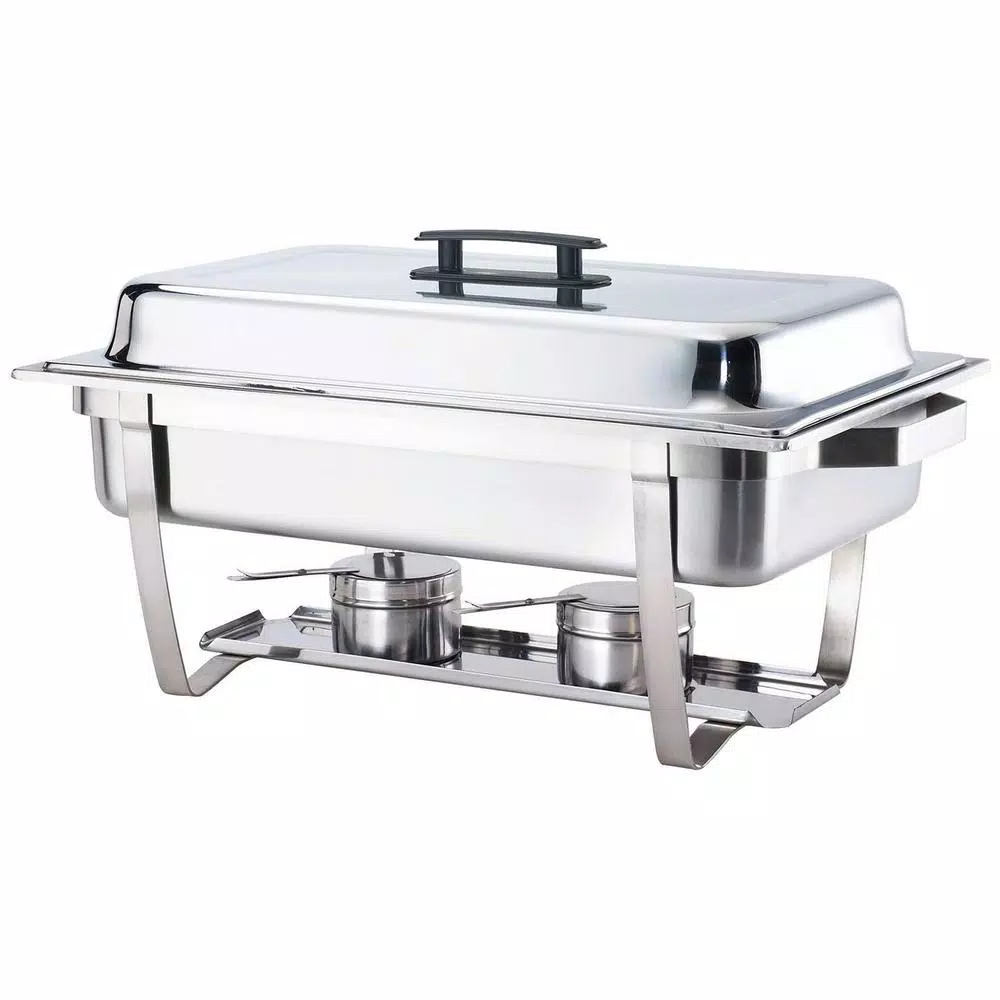 ALPHA Living 8 Qt. Stainless Steel Foldable Chafing Dish Buffet Set