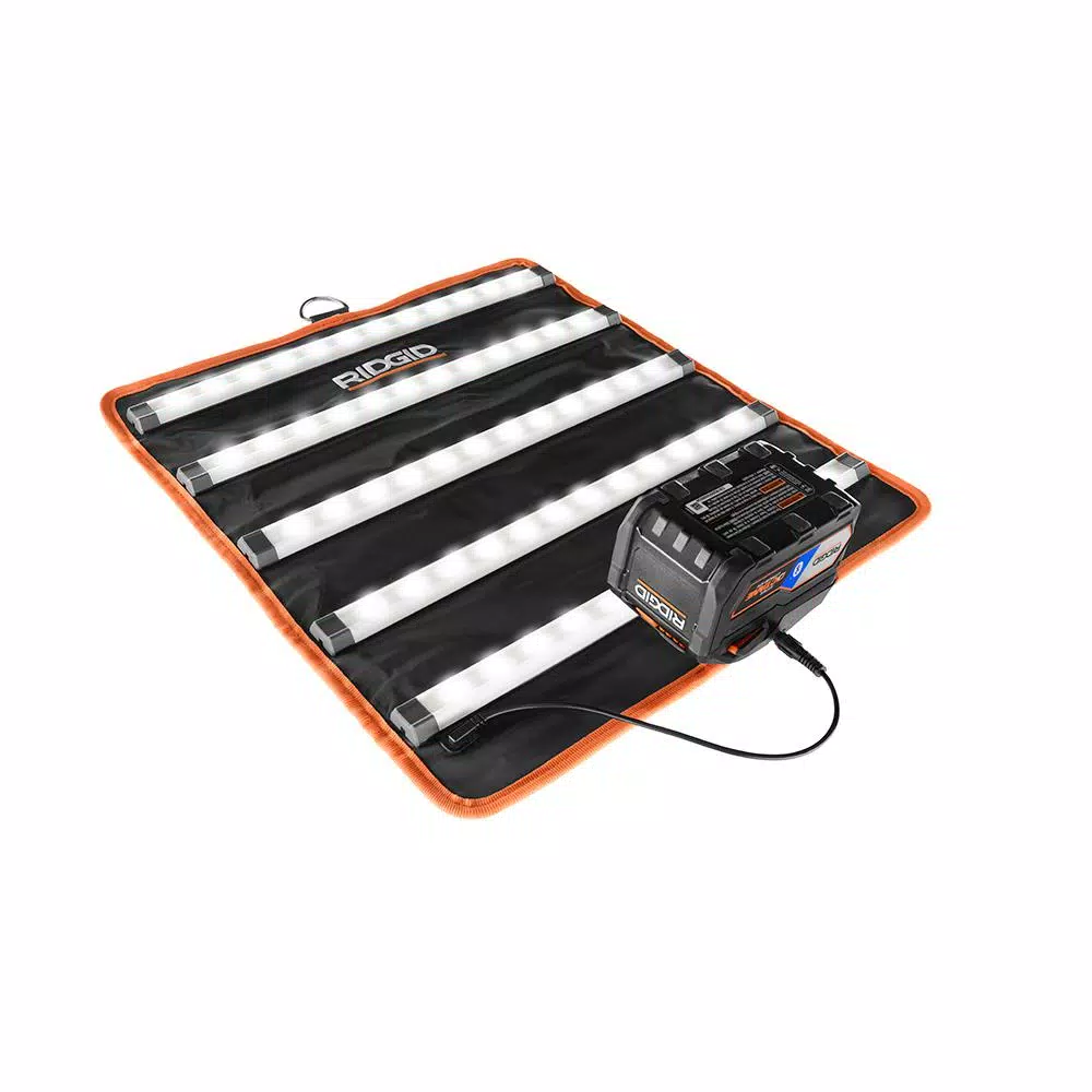RIDGID 18V Cordless LED Mat Light with 1.5 Ah Lithium-Ion Battery