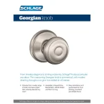 Schlage Georgian Aged Bronze Keyed Entry Door Knob (2-Pack) thumbnail 2