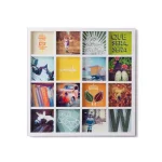 Umbra Gridart White Collage Picture Frame - 16 Photo Capacity, 4x4 inch Modern Wood Wall Decor thumbnail 1