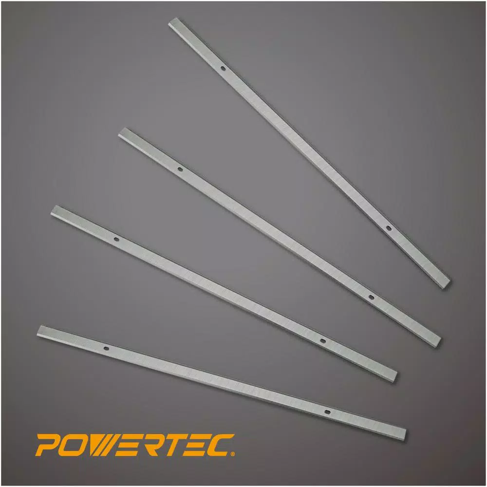 POWERTEC 13 in. HSS Replacement Planer Blades for Ryobi AP1300 - 2 Sets (4 Knives)